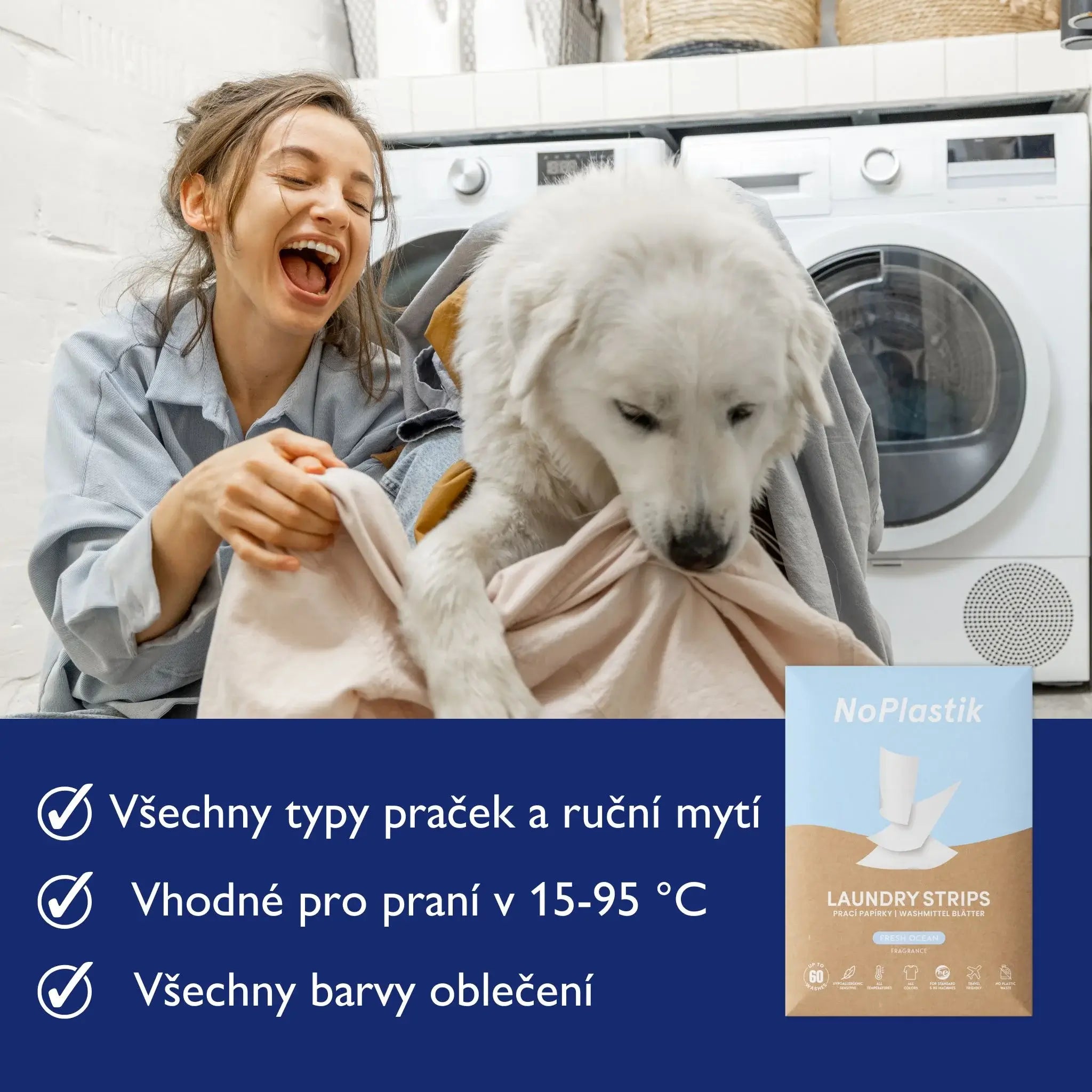 NoPlastik Prací Papírky