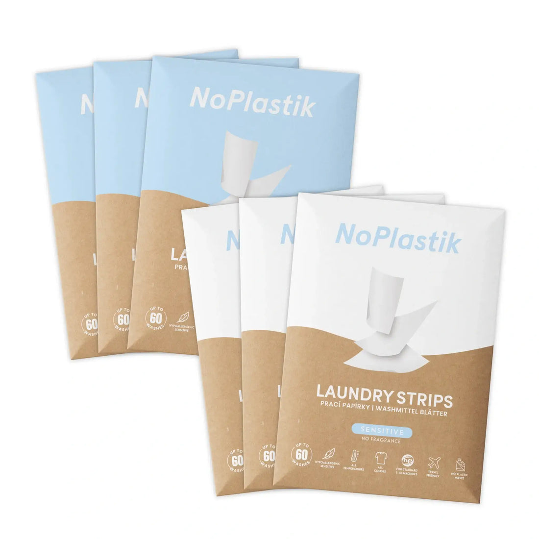 Mix pracích papírků (6 balení - až 360 praní)
