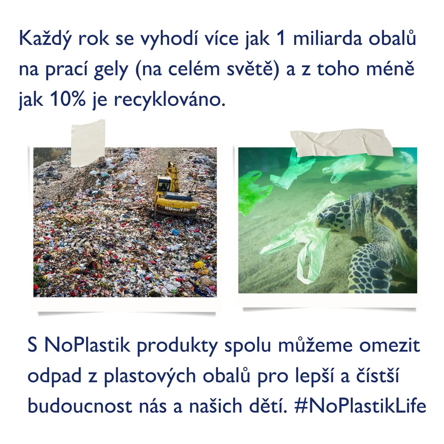 NoPlastik Prací Papírky